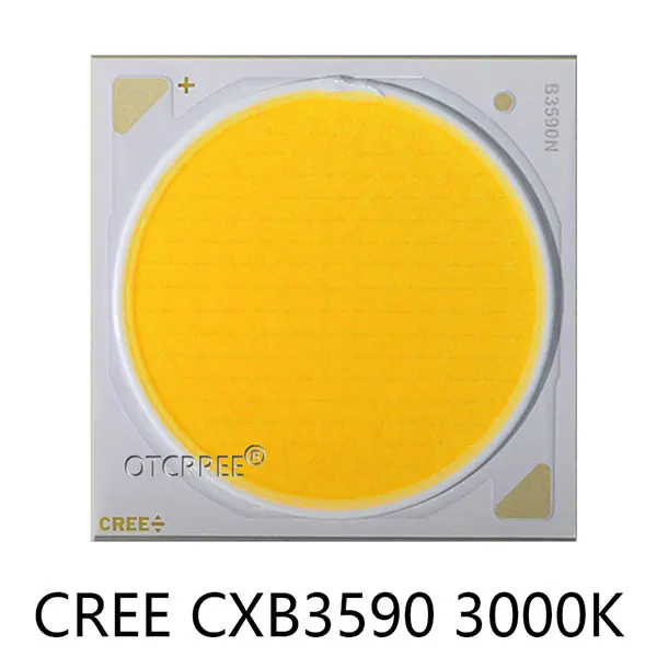 CREE CXB3590 3000K CREE CXB3590 COB светодиодный светильник полный спектр с идеальным держателем 50-2303CR радиатор Meanwell драйвер 100 мм стеклянный объектив/Отражатель - Испускаемый цвет: CREE CXB3590 3000K