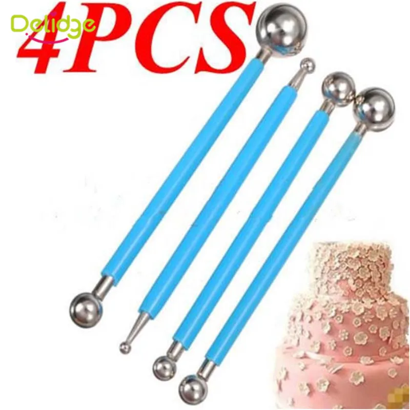 Инструменты для выпечки тортов Delidge 4 шт. шарики из нержавеющей стали