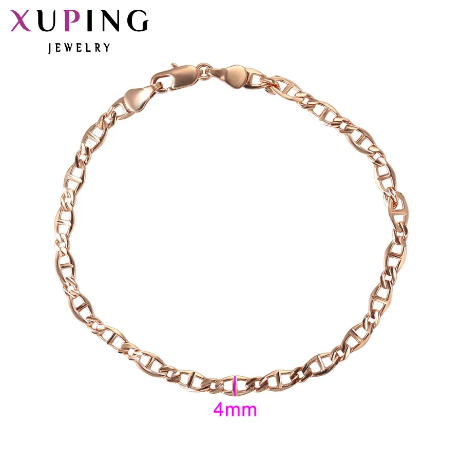 Xuping модный браслет ювелирное изделие розовое золото покрытое природной медью