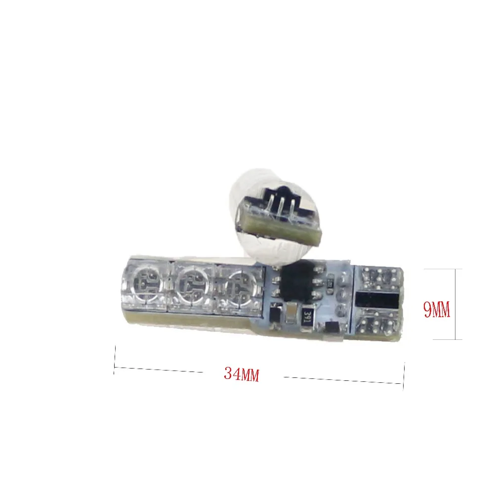 4 шт. автомобисветильник светодиодсветодиодный лампы GEETANS T10 W5W 5050 SMD 12 в RGB|rgb interior