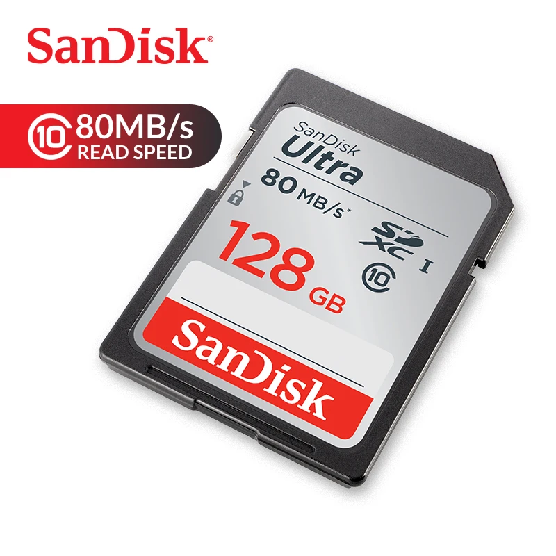

SanDisk Memory Card Ultra SD Card SDXC 128GB C10 UHS-I 80MB/s Read Speed for Camera Camcorder (SDSDUNC-128G-ZN6IN)