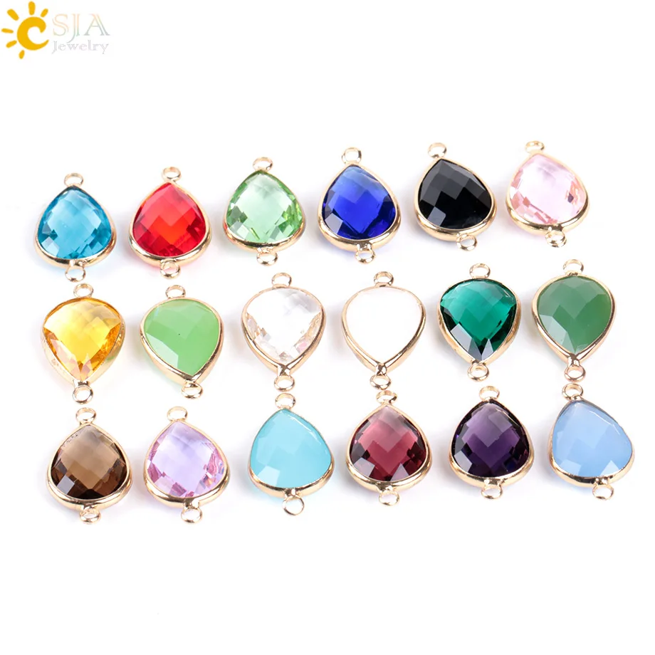 Женские Ювелирные изделия CSJA 10 шт. E890|crystal beads|glass crystal beadsdrop beads |