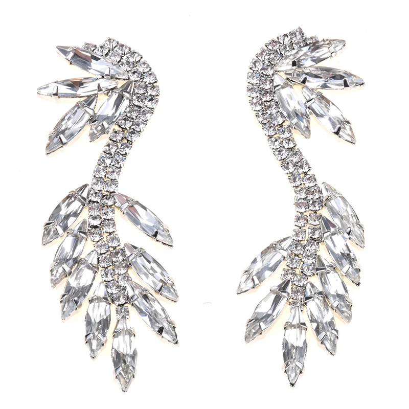 Роскошные Прозрачные Серьги с кисточками и кристаллами женские богемные