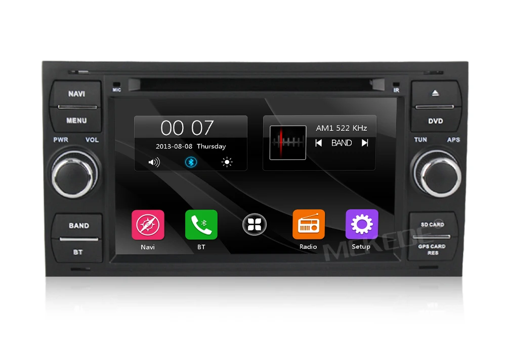 2DIN автомобильный dvd-плеер радио аудио gps для Ford Mondeo Focus Transit C-MAX S-MAX Fiesta gps навигатор 1080P RDS BT