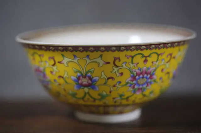 Изысканный китайский антикварный пастельный фарфор с цветами благоприятная