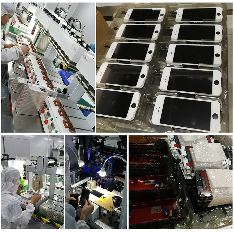 10 шт./лот для AAA + iphone 5 5c 5S SE LCD сенсорный дигитайзер сборка экрана и без битых