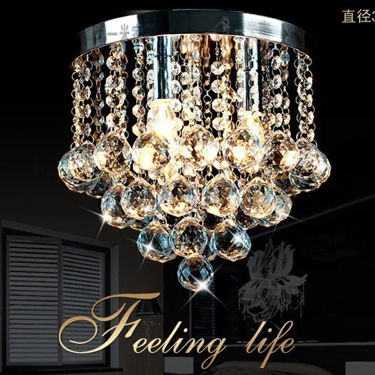 

High quality NEW Modern E14 K9 Crystal 1 Lights 5W 110-240V Free Shipping 30*30*19 CM