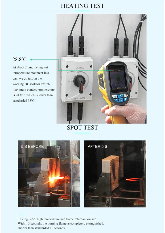 2pec/лот высокая эффективность 4 полюса 1200 в DC 32Amp солнечные электрические SISO DC цепи изолятор переключатель с 2 пары MC4 разъемы