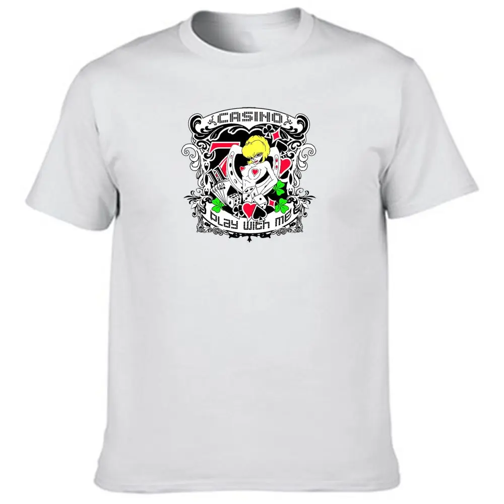 Мужские Самые Популярные Пункт DIY Футболка На Заказ Коробка Салон Казино Играть