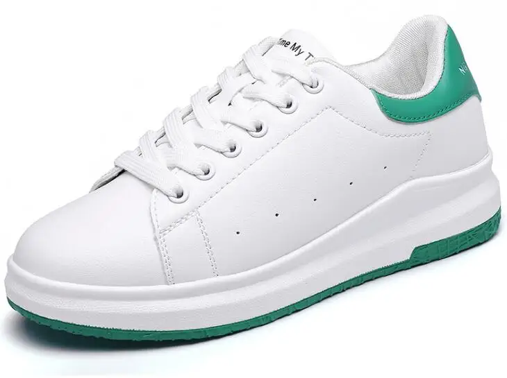 Akexiya/ботильоны на платформе белого цвета Для женщин Кроссовки танкетке Невидимый