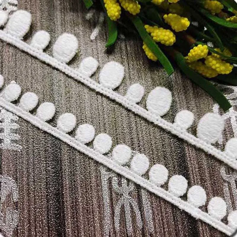 5 Ярд/лот хлопковая кружевная тесьма DIY для пошива швейных изделий Материал