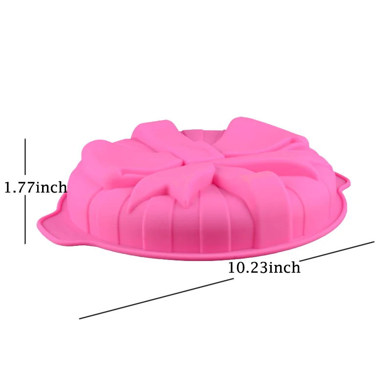Силиконовая форма для выпечки в форме цветка 3D Кондитерские большой бант набор