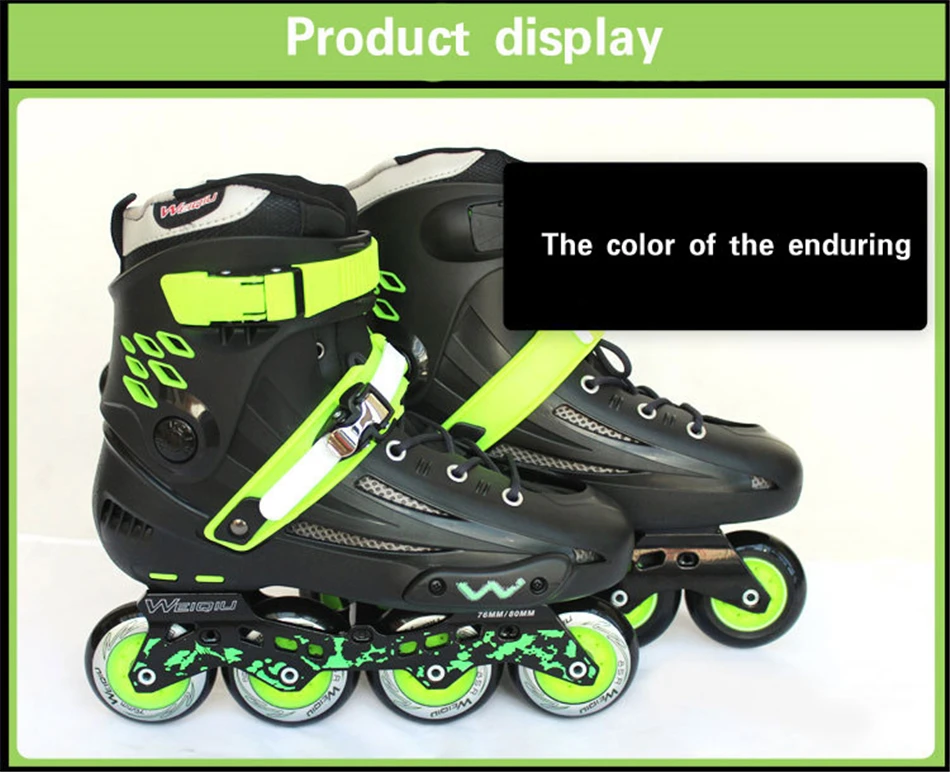 Роликовые коньки Профессиональные уличные скольжение слалом Quad Skate обувь Patines En Linea хорошие как Seba роликовые коньки для взрослых IA60