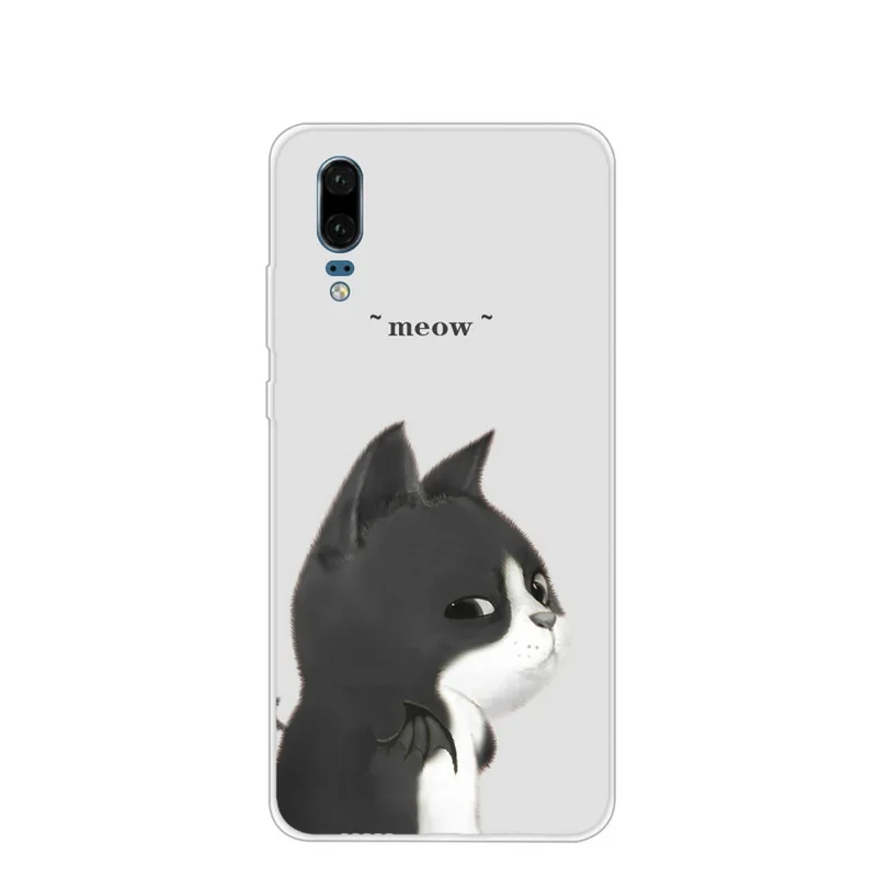 Meaford для Huawei P20 чехол телефона силиконовый мягкий Ультратонкий из ТПУ с