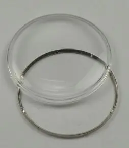 Кристалл Generic Omg общие размеры акриловое стекло для часов Seamaster Speedmaster - Цвет: 29.6mm silver ring