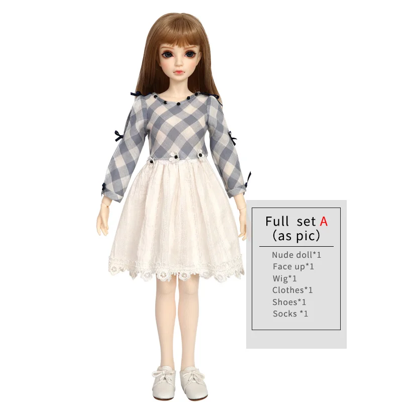 Full set A as pic BJD кукла Izzy 1/4 модные игрушки для девочек Игрушки для девочек мини детские шарнирные куклы Мстители Бесконечность - Цвет: Full set A as pic
