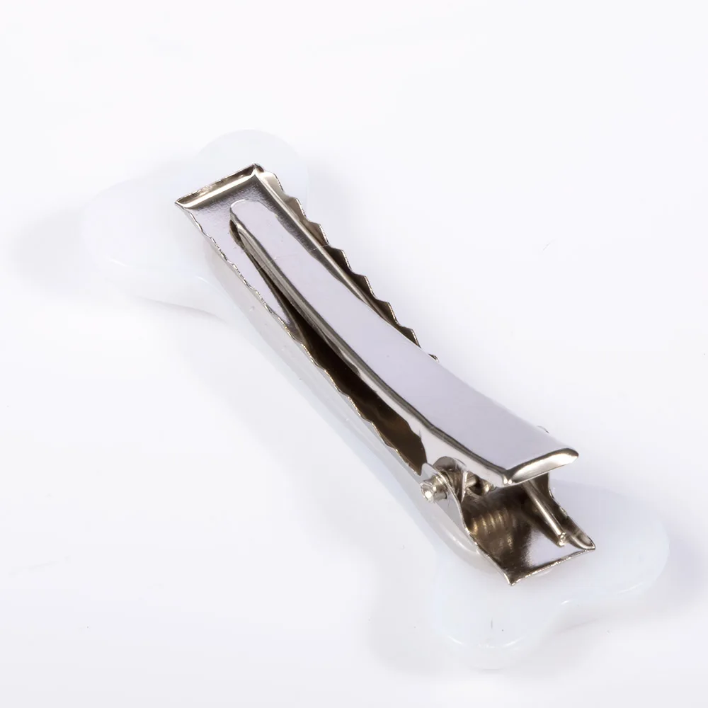 2 шт./пакет Для женщин заколки для волос девочек украшение Яркие Собака Bone дизайн