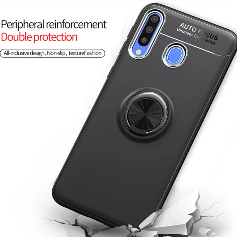 Magnet Car Holder Case For Samsung Galaxy M30 M20 M10 Luxury Shockproof Rubber Back Cover A10 A30 A40 A50 A70 Stand Cases |