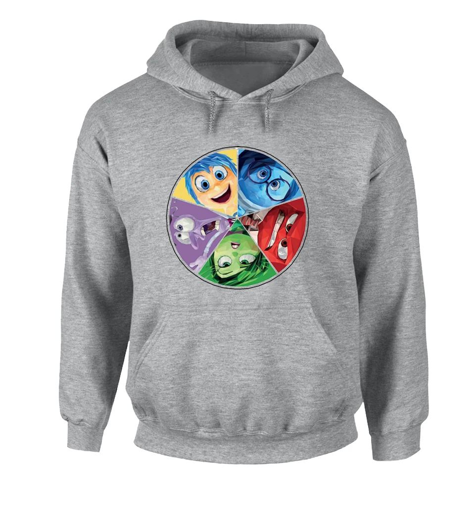 Толстовка унисекс с принтом модная толстовка изображением эмоций гнева страха