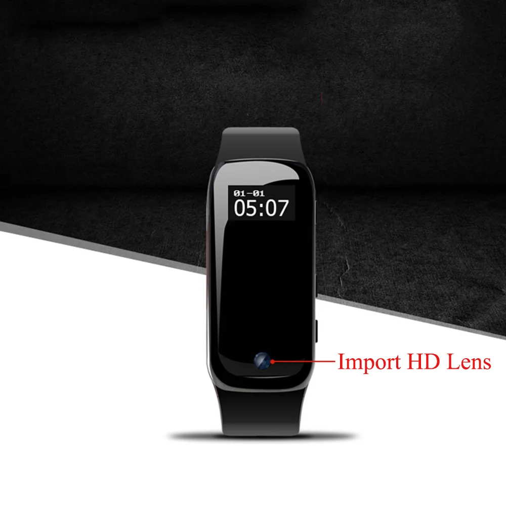 Мини-камера K68 Plus HD 1080P Bluetooth Смарт-браслет мини-видеокамера наручный