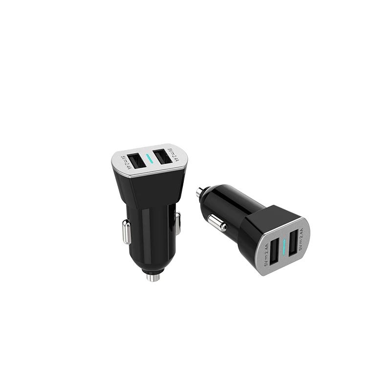 DHEVXM Universal Mini Car Charger 5V 4.8A Wireless Quick Charge Dual USB Ports For Mobile Phone Accessories | Автомобили и
