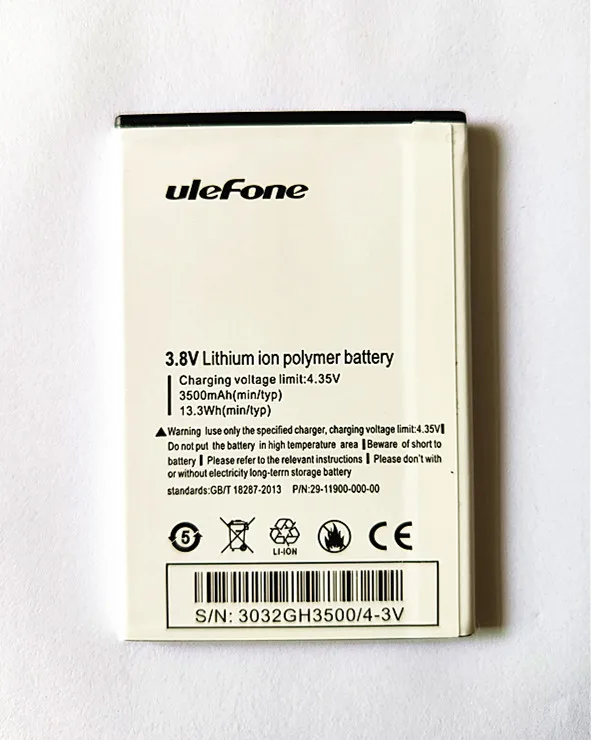 AZK u008 pro телефон батарея 3500 мАч для uleFone U008 Pro 4G смартфон 5 0 дюйма MTK6737