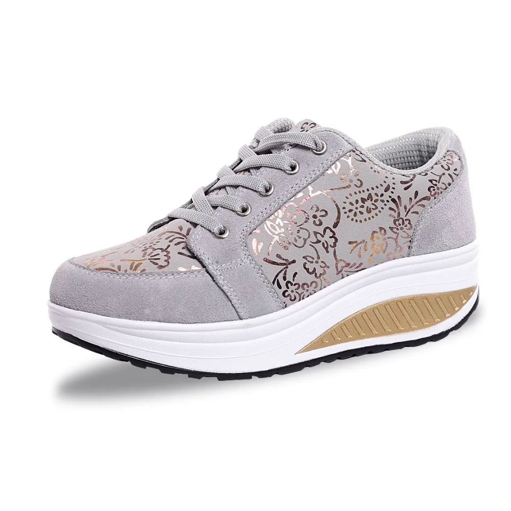 Новинка женская спортивная обувь на танкетке Zapatos Mujer кроссовки из сетчатого