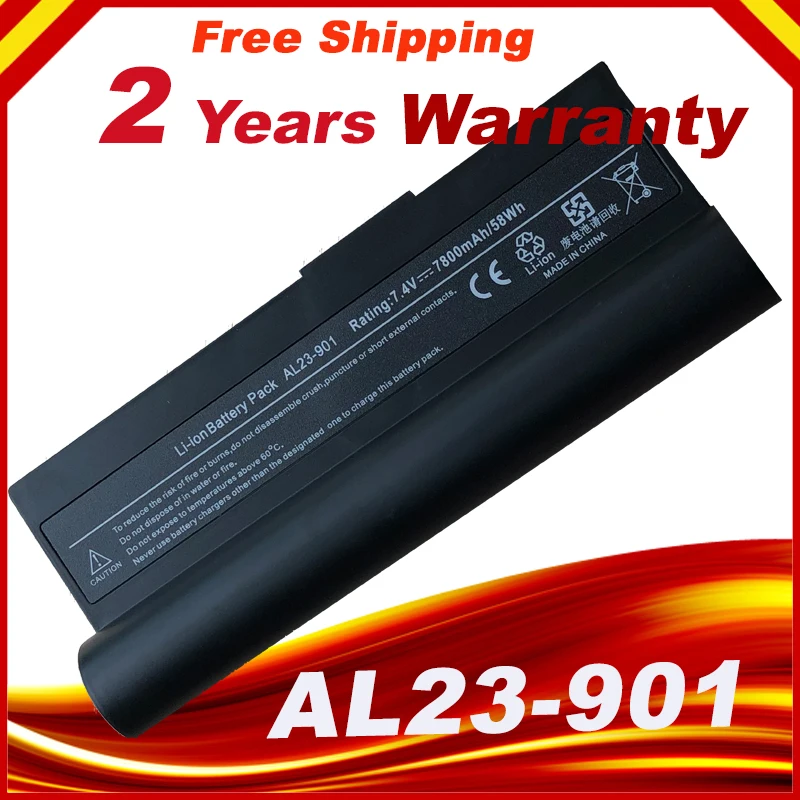 Батарея для ASUS Eee PC 1000 1000H 1000HE 1000HA 1000HD 1000HG 901 904HD AL23 AL24 AP23 901|Аккумуляторы ноутбуков| |
