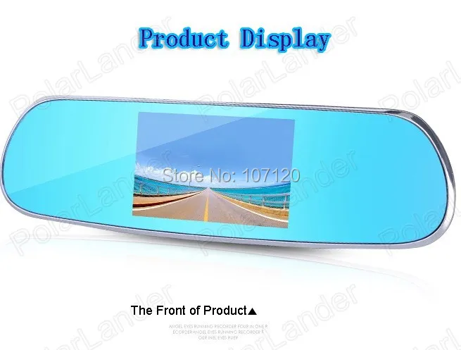 Новинка 2018 видеорегистратор с двойным объективом высокое качество 5 дюймов Android