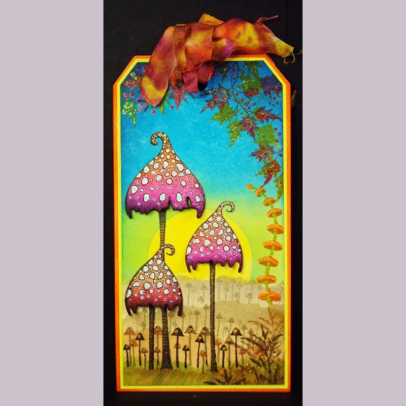 Феи шпатлевка toadstool прозрачный штамп для скрапбукинга силиконовый каучук сделай