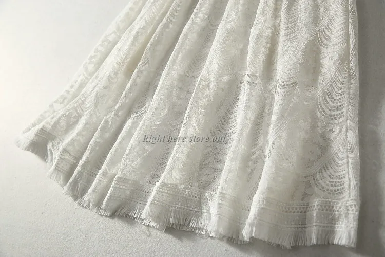 Женское кружевное платье длинное Повседневное А силуэта с треугольным вырезом