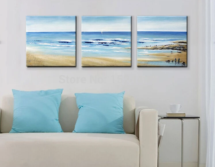 Горячая Распродажа ручная роспись морской пейзаж картина маслом на холсте