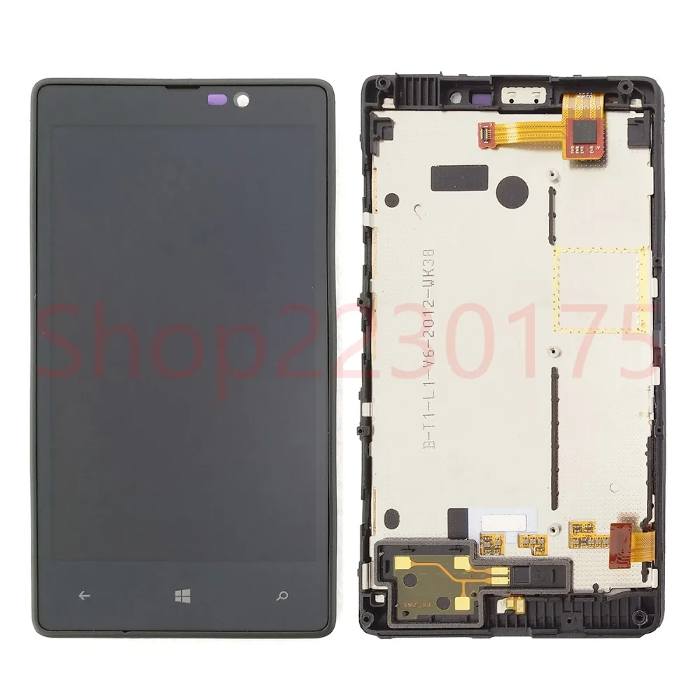 Для Nokia Lumia 820 RM-825 ЖК-дисплей кодирующий преобразователь сенсорного экрана в сборе