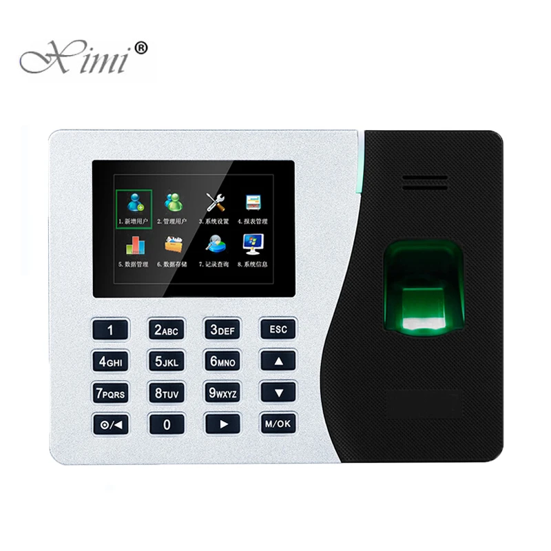 K14 TCP/IP Biometric Fingerprint Time Attendance With RFID Card Reader Clock Recorder Built-in Battery | Безопасность и защита