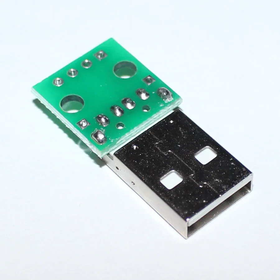 10 шт. USB 2 0 Штекерный разъем для адаптера DIP 4P 54 мм|plug adapter connector|plug connectorplug to usb |