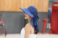 sun hats with face neck protection for women sombreros mujer verano wide brim summer visor caps anti uv chapeu feminino outdoor