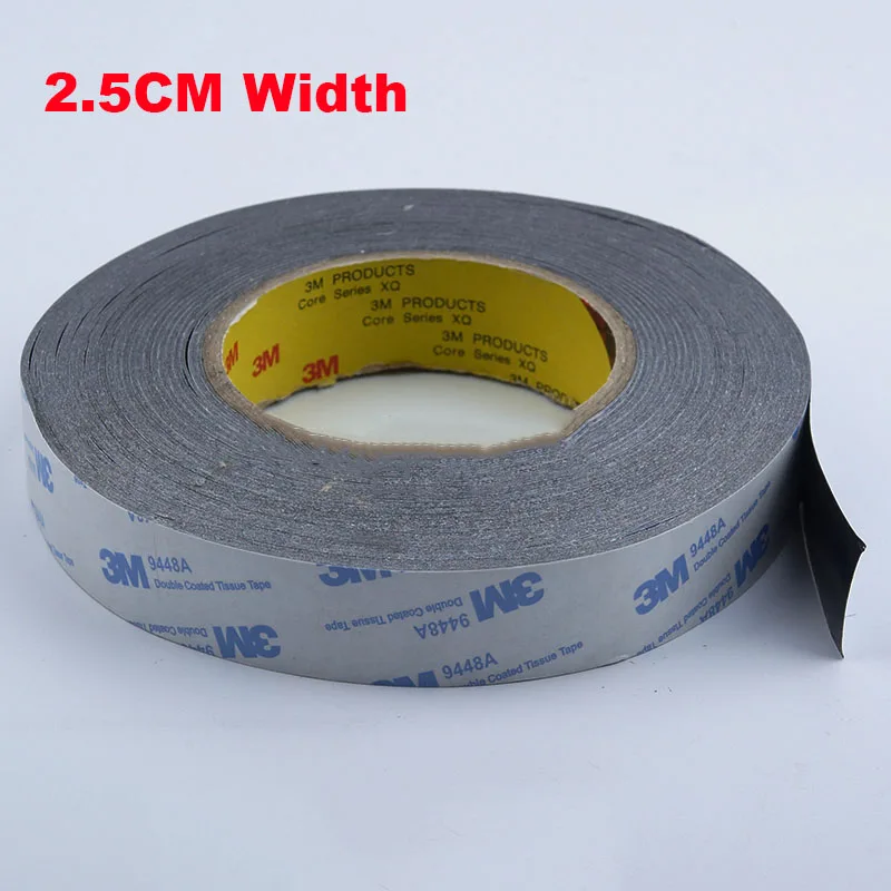 1 Meter 25mm Width 3M9448A Double Coated Tissue Tape Thermally Conductive Adhesive thermal pad for heat sink heatsink radiator