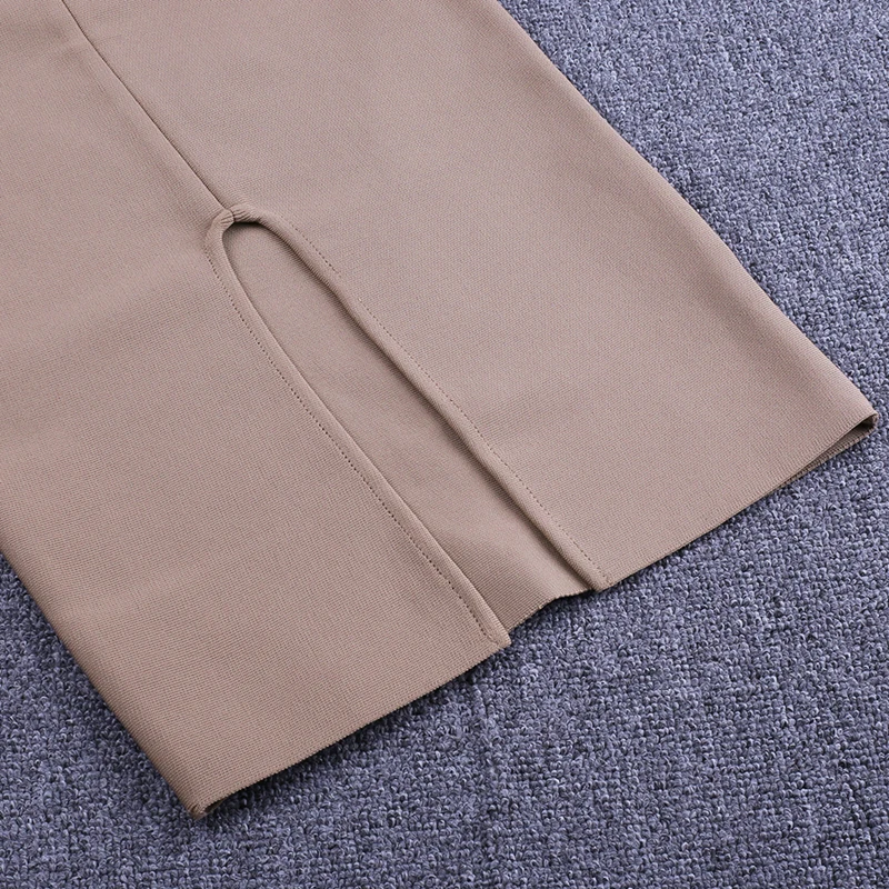 Ocstrade, Vestidos, Бандажное платье, новинка, летнее, для вечеринок, ночное, женское платье, Бандажное, сексуальное, имбирное, макси, длинное, Бандажное платье, бодикон