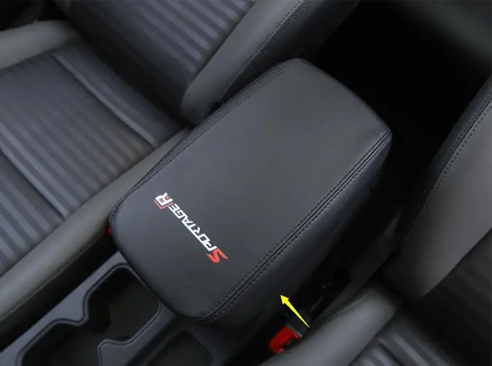 KIA новое поколение Sportage подлокотник коробка Крышка Особый подлокотник коробка интерьер кожаный чехол Защитная Подушка украшение