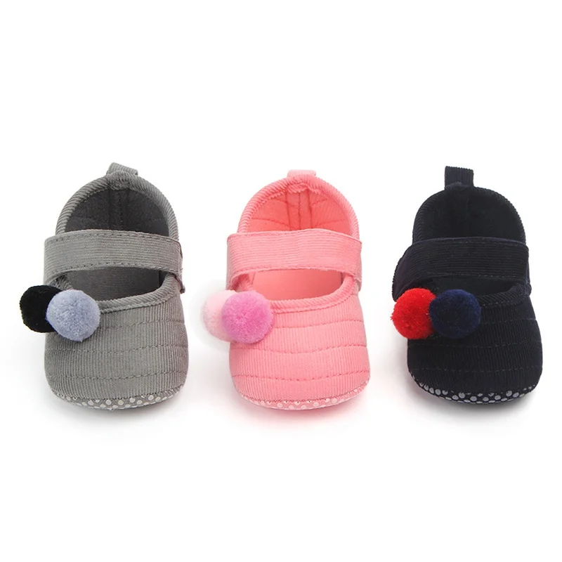 Обувь для новорожденных девочек Осень-зима обувь малышей младенцев мягкая