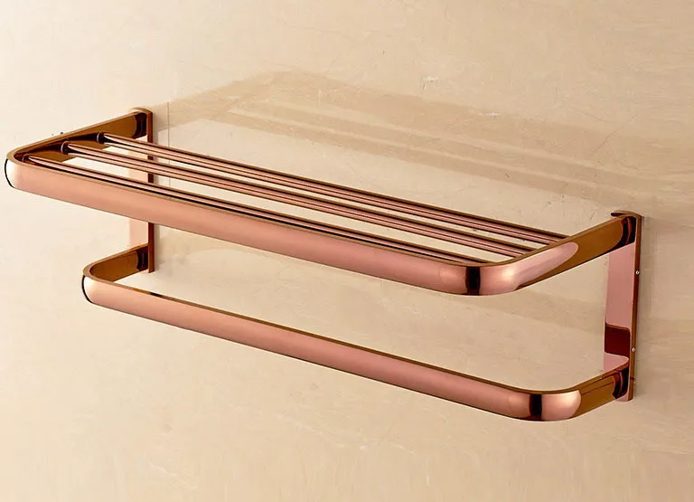 Настенный полированный розовый красный золотой цвет латунь ванная комната