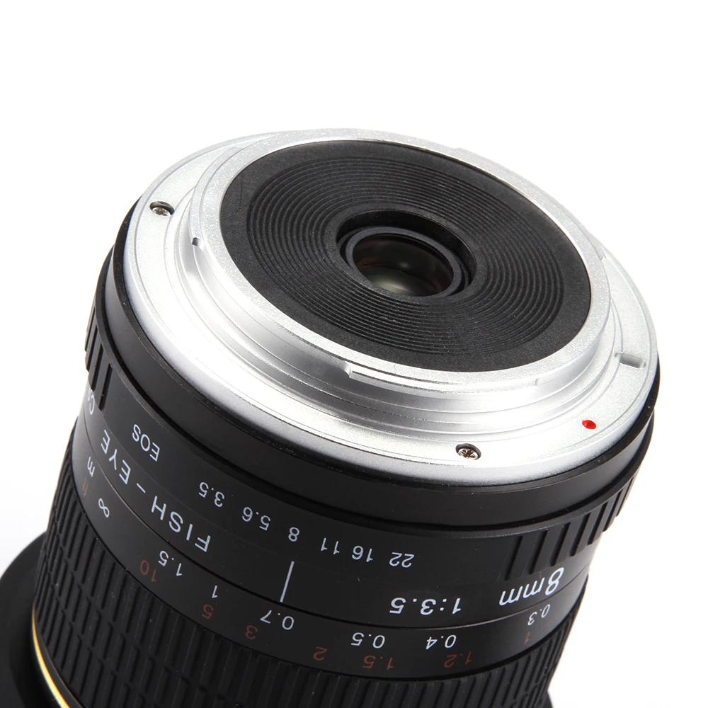 8 мм f/3,5 Рыбий глаз объектив супер широкий угол для Canon 5D Mark III II 3 7D 6D 70D 60D