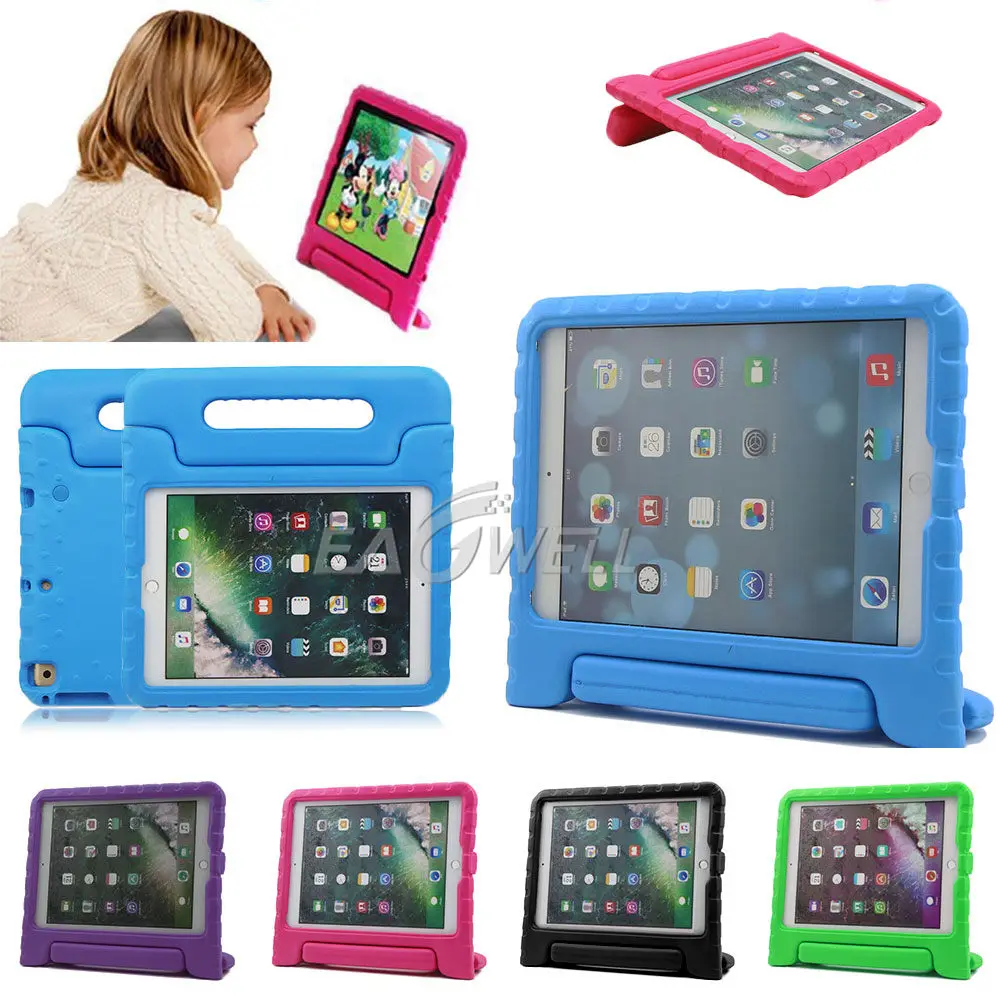 Детский ударопрочный чехол для iPad 9 7 дюймов 2017 2018 EVA пенопластовый с подставкой