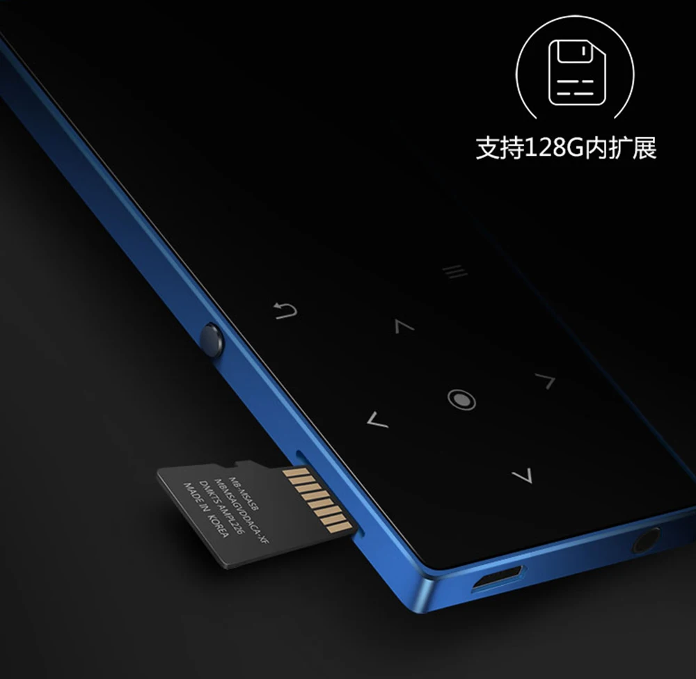 Benjie M3 Bluetooth MP3 плеер портативный аудио 8 Гб со встроенным динамиком музыкальный плеер рекордер fm-радио Поддержка TF карты