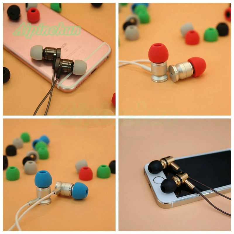 50 пар наушники вкладыши с эффектом памяти 5 мм|earbuds eartips|ear bud tipsmemory foam sponge |