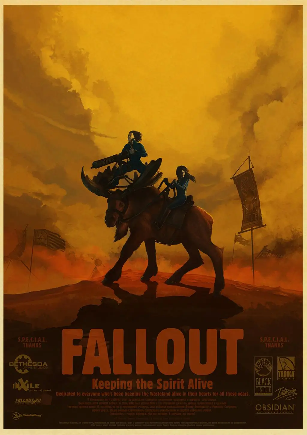 E049 Nuka Cola Fallout 2345 винтажный бумажный плакат настенная живопись украшение дома 42X30 см 30X21 см - Цвет: E049