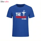 Летняя футболка с забавными надписями не страх, фармацевтика здесь, футболки с коротким рукавом, Мужская модная футболка для отдыха и времени