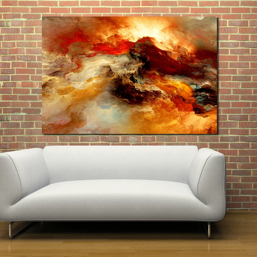 Холст JQHYART настенный Декор живопись большой домашний декор настенные подвески