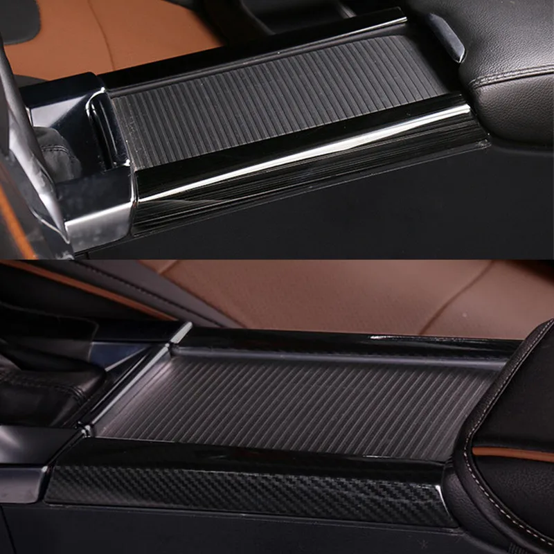 Car Styling Center Control Armrest Trim Stainless Steel Water Cup Holder Decoration Strips For Volvo XC60 S60 V60 | Автомобили и