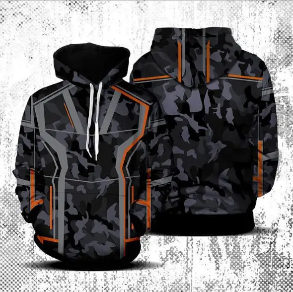 Взрывные модели куртка с капюшоном Marvel Мстители 3 Старк Тони Толстовка 3d свитер